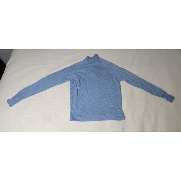 Vtg Lord Jeff Sweater Turtle Neck Cardigan Blue Mens Sz M Knit Preppy College - Picture 11 of 15